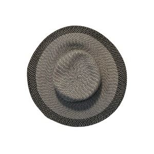 O’Rageous Women’s Straw Beach Gardening Hat Black White S/M